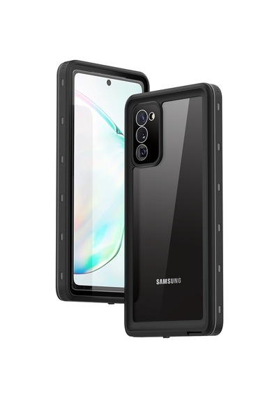 Ardemix Galaxy Uyumlu Note 20 Kılıf 1-1 Su Geçirmez Kılıf - Siyah Siyah