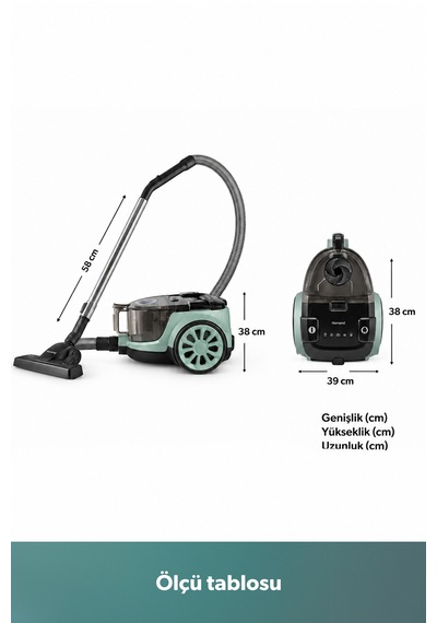 Homend Dustroyer 1255H 900 W Yatay Süpürge