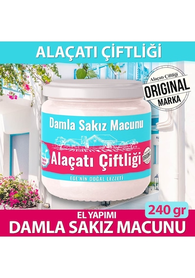 Alaçatı Değirmeni Damla Sakızı Macunu 240 G