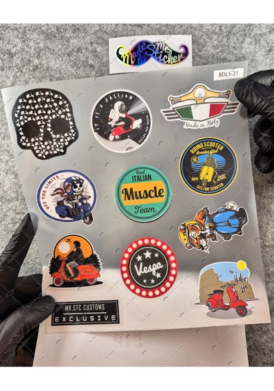 Bdls21 Küçük Boy 10lu Sticker Seti