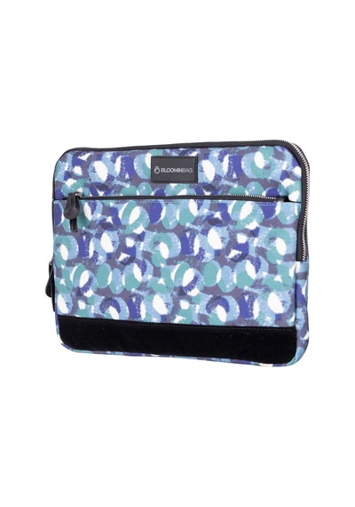 Bloominbag Eternal Circles 13 İnç Laptop / Macbook Uyumlu Kılıf Mavi - Siyah