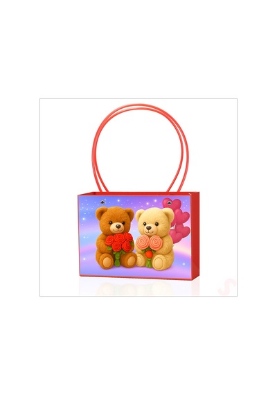 Karton Çanta-22 13,5 10,5cm- Teddy 1+