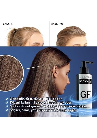 Shampoo 250ml X 3 750ml Saç Kalınlaştırıcı Anti-hair Loss