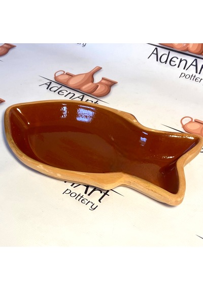 2'li Toprak Sırlı Balık Güveci Büyük Boy 30x15 Cm
