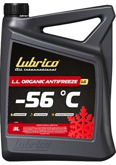 Lubrıco Long Lıfe Organıc Antıfreeze Lg Kırmızı - 56 - 3 Lt.