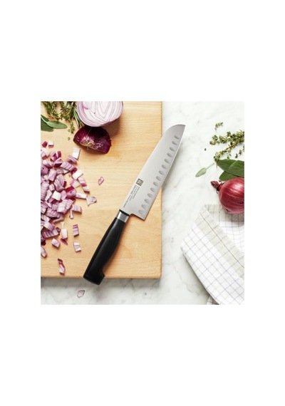 18 Cm Oluklu Kenar Santoku Bıçağı