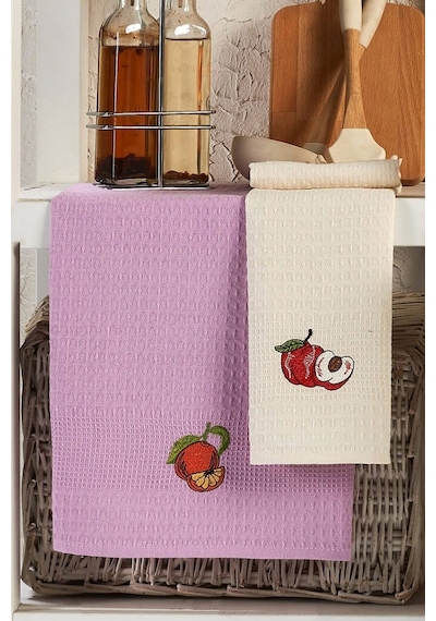 6 Parça Mutfak Kurulama Bezi 30 X 50 Cm Fruit