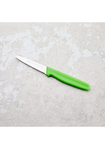 Aryıldız Solo Tırtıklı Sebze Bıçağı Yeşil 10 Cm Renkli