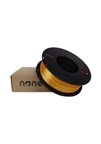 Nanelab Üç Renk Silk Pla Filament - Altın-sarı-kırmızı - 1.75mm - 1kg