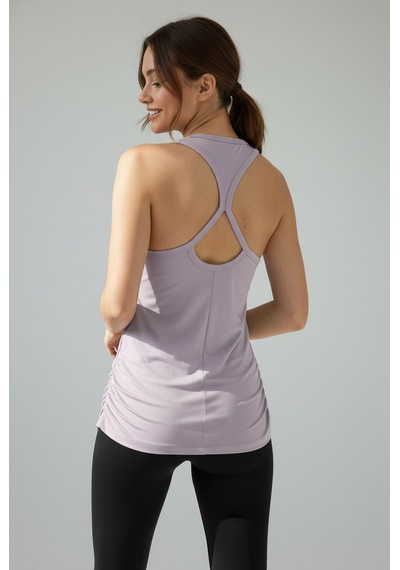 Scorp Aura Sırt Detaylı Kadın Spor Atlet Lila Renkli