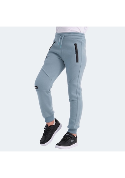 Slazenger LAMYA Çocuk Fermuar Cepli Mavi Eşofman Altı