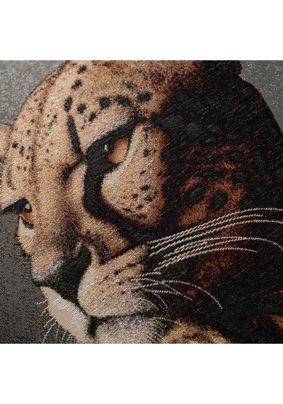 Mudo Home Jaguar Goblen Kırlent 45x45 Çok Renkli