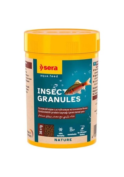 Sera Insect Granules Süs Balığı Yemi 100 Ml 36 Gr