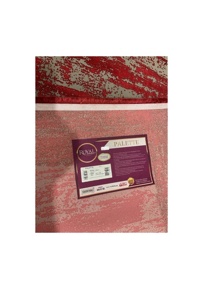 Palette Pa07c Bordo-antrasit Halı Çok Renkli