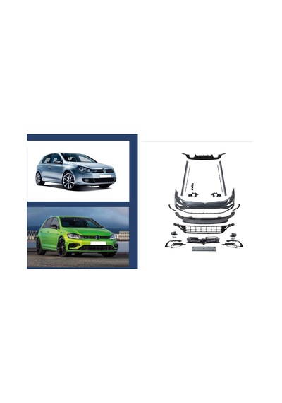 Golf 6 İçin Golf 7.5 Facelıft Body Kıt