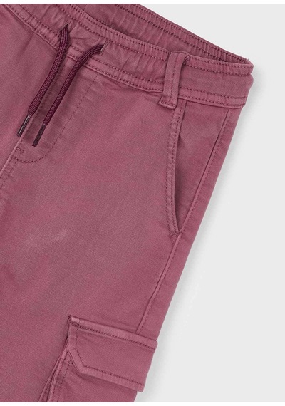 Mayoral Erkek Çocuk Kargo Cepli Yumuşak Jogger Pantolon Mor Mayoral Erkek Çocuk Kargo Cepli Yumuşak Jogger Pantolon Mor