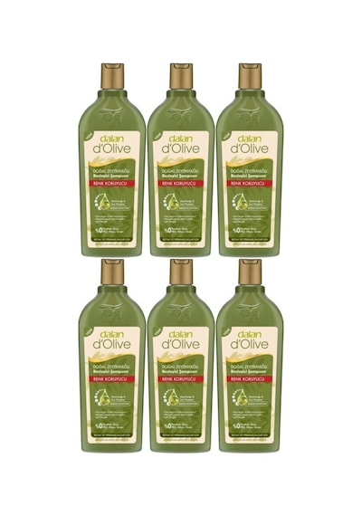 D Olive Zeytinyağlı Renk Koruyucu Şampuan 400 Ml 6 Adet