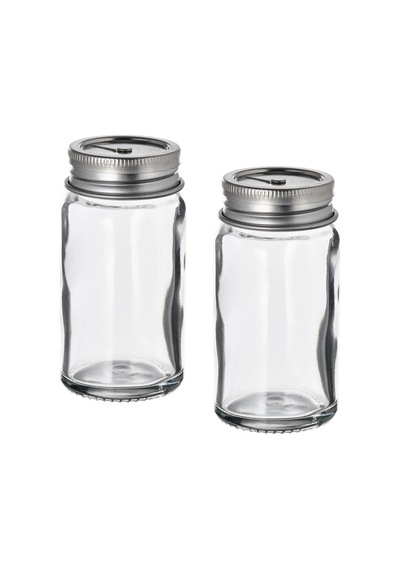 Ikea Cıtronhaj Tuzluk / Karabiberlik - Cam - 8 Cm - 2 Parça