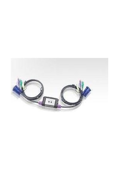 Aten Cs62A A7 2 Port Kvm Switch With Audio