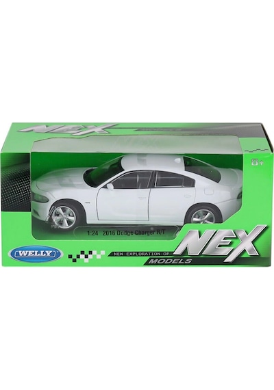 24079 Charger Rt 2016 1:24 - Oyuncak Beyaz
