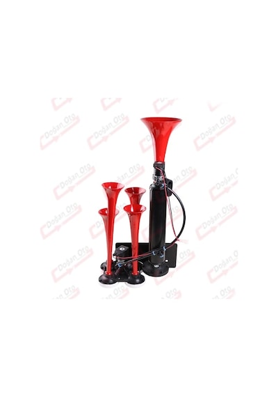 Hd420C Hido Beş Borulu Ultra Yankılı Havalı Dadan Korna