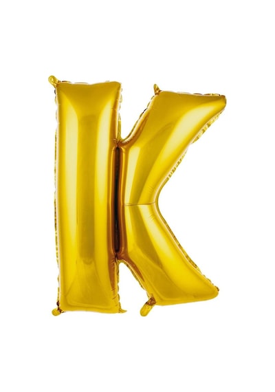 Folyo Harf Balon Gold Renk 40 İnc 100 Cm Helyum Uyumlu K