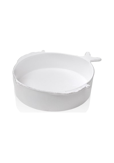 The Mia Fish Salata Kasesi 28 Cm Beyaz