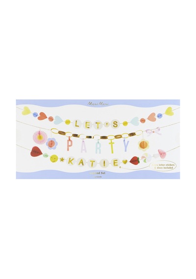 Meri Meri - Charm Party Garland Set - Charm Parti Asılan Süs Seti Tüm Yaşlar