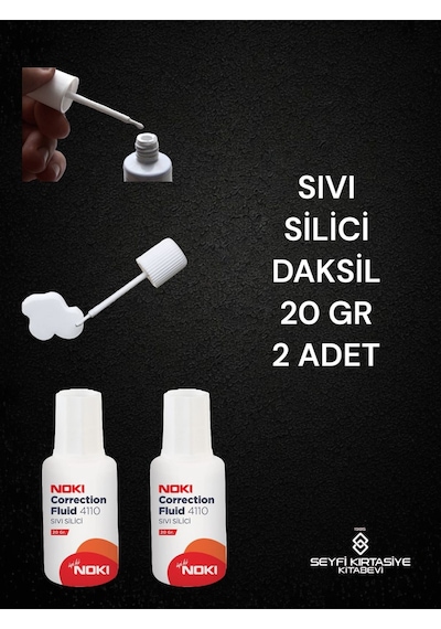 2 Adet 20 Gram Sıvı Silici Daksil Fırçalı