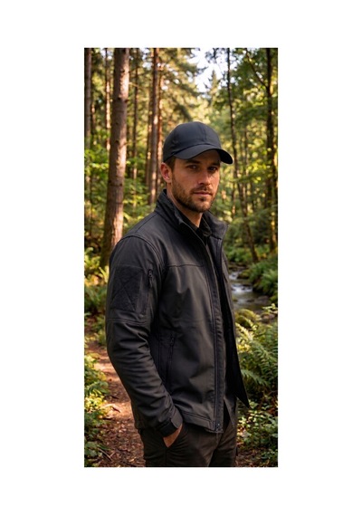 Gonca Şapka-hasan Dulundu Su İtici Kumaş Outdoor Spor Kep Unisex Şapka Siyah