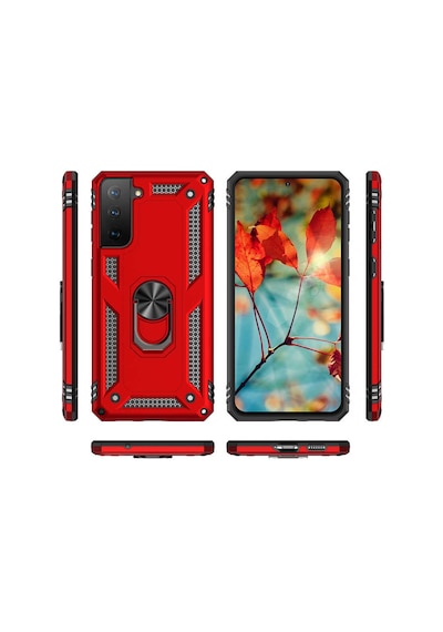 Galaxy S21 Fe Kılıf Zore Vega Kapak Gri