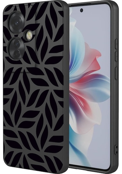 Oppo A5 İle Uyumlu Premier Kalite Özel Üretim Baskılı Silikon Telefon Kılıfı Bc 1 Siyah