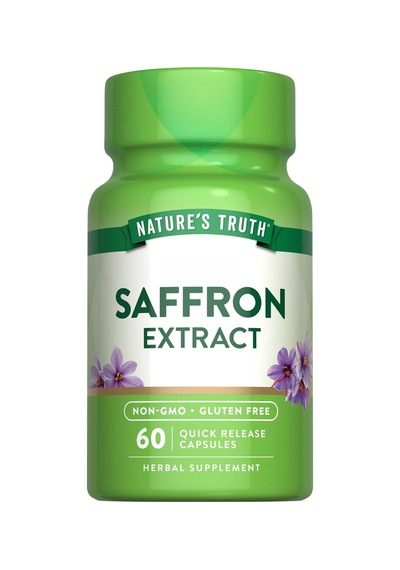 Nature's Truth Saffron Safran Extract Capsules 60 Count Conc