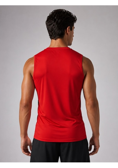 Umbro Dry Top Erkek Kırmızı Spor Atlet Sıfır Kollu Tişört Tf0059