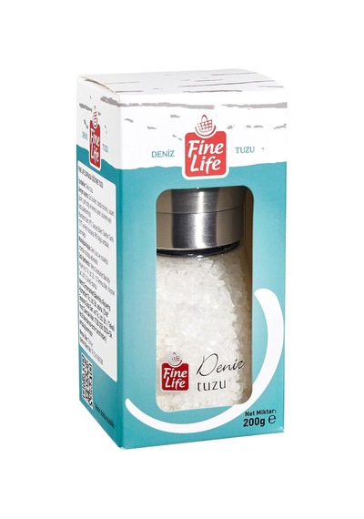Fine Life Deniz Tuzu 200 G - Ayarlanabilir Seramik Değirmenli 2'li Ekonomik Paket - 2 Adet Tarı