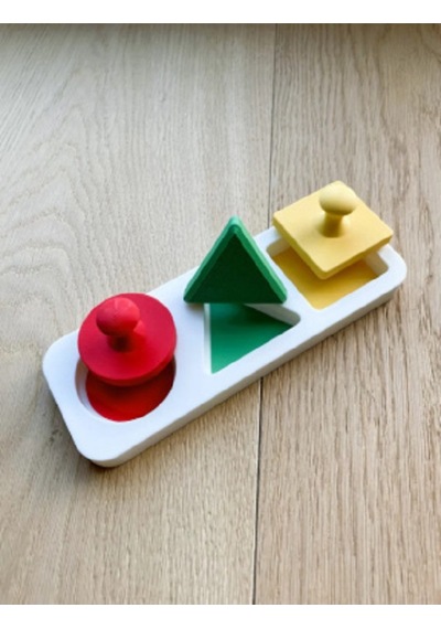 Montessori Eğitici Renkli Oyuncak - Şekiller