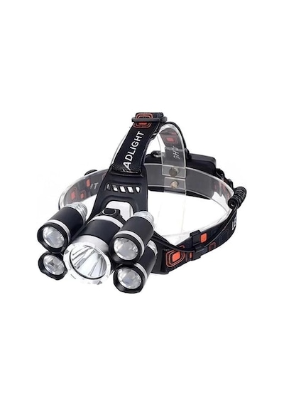 Sh Powermaster Mx-501 5 Power Ledli Su Geçirmez 18650 Pilli Şarj Edilebilir Kafa Feneri Najmaddin Diğer