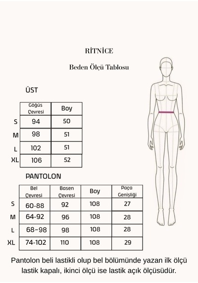 Ritnice Kadın Leya Premium Dokuma Yelek Pantolon Kahverengi Alt Üst Takım