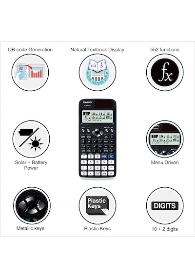 Casio Fx-991ex 552 Fonksiyonlu Bilimsel Hesap Makinesi Genel