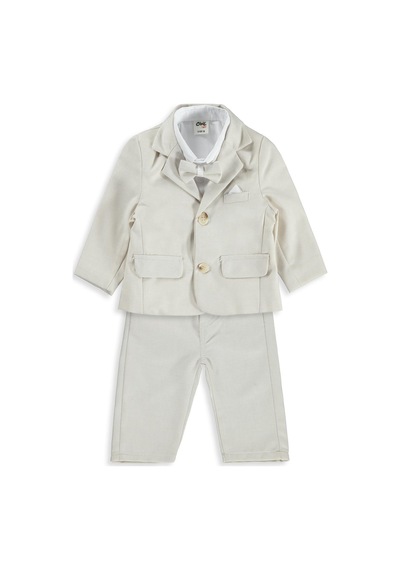 Civil Baby Papyonlu 6-18 Ay Takım - Bej