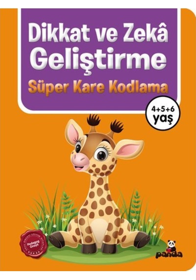 Dikkat ve Zeka Geliştirme - Süper Kare Kodlama- Panda