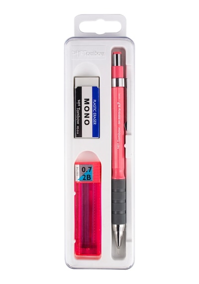 Tombow Sh-300 Grip Set Versatil Kalem 0.7 Mm - Pembe
