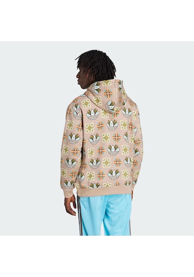 Adidas Tile Allover Print Loose Erkek Sweatshirt C-adıjw1084e50a00 Kahverengi