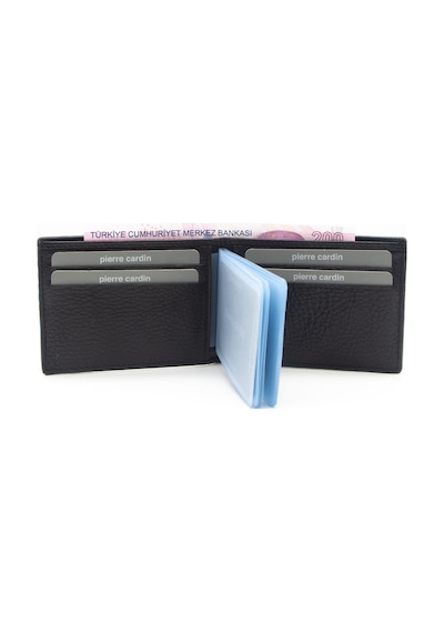 Pierre Cardin Siyah Unisex Deri Kartlık 07568 Siyah