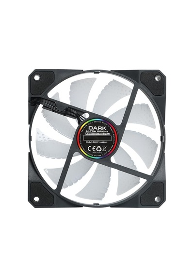 12cm 3 Pin Adreslenebilir Rgb, 1200rpm, 39.19 Cfm, Sessiz Kasa Fanı Dkccf126argb Genel