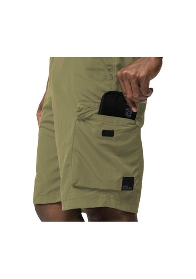Jack Wolfskin 1508381 Kalahari M Erkek Kargo Şort 001