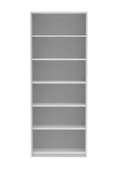 Max 6 Raflı Kitaplık - Beyaz 75x193x26 Cm Gxyxd
