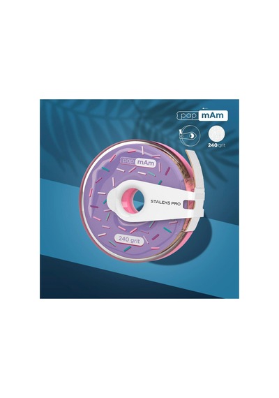 Staleks Expert Düz Tırnak Törpüleri İçin Yedek Zımpara Papmam 240 Grit 7 Mt.