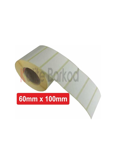 Barkod Etiket Eco Termal 100X60 - Rulo Etiket 500'lük