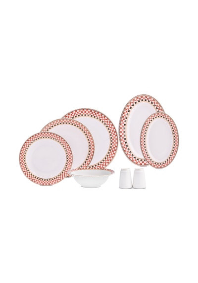 Aryıldız Aline Red 30 Parça 6 Kişilik Yemek Takımı Renkli